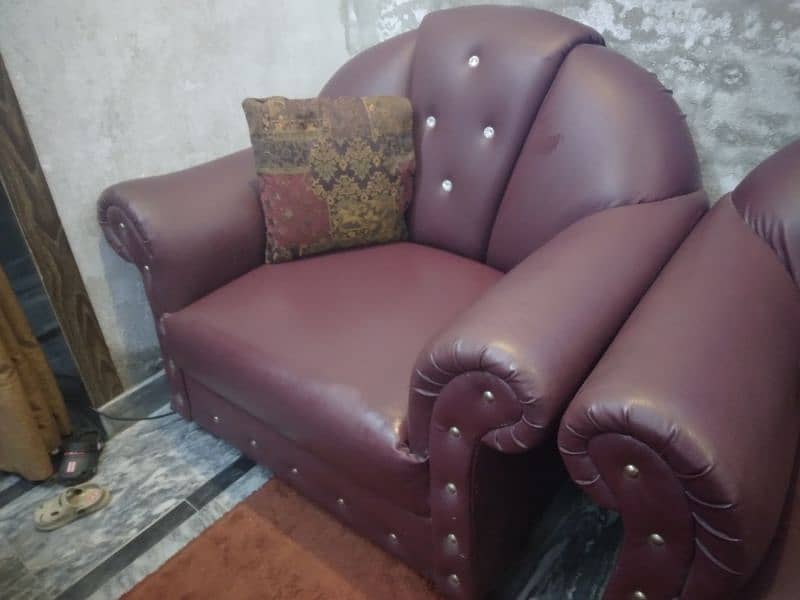 6 seater sofa leather poshish 0