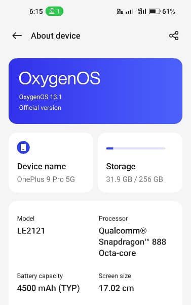 Exchange good phone_oneplus 9pro 5G_12+256 official global dule Sim 1