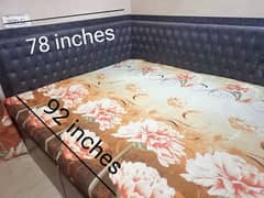 single bed/double bed with mattress