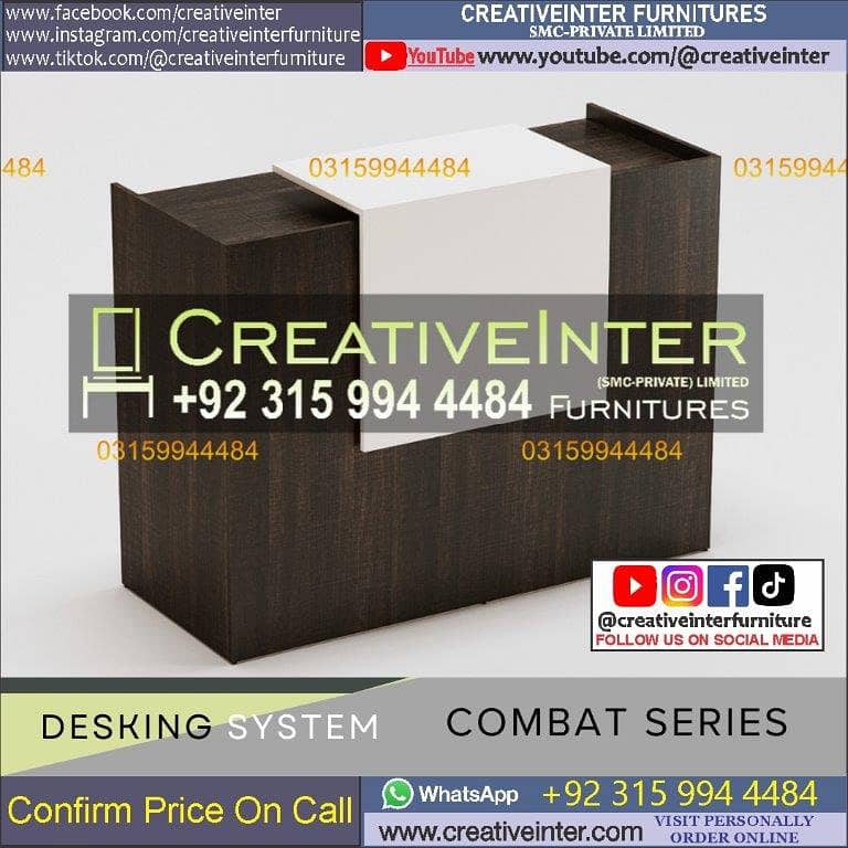 Conference Executive Office Side Table Reception Counter Desk Meeting 9