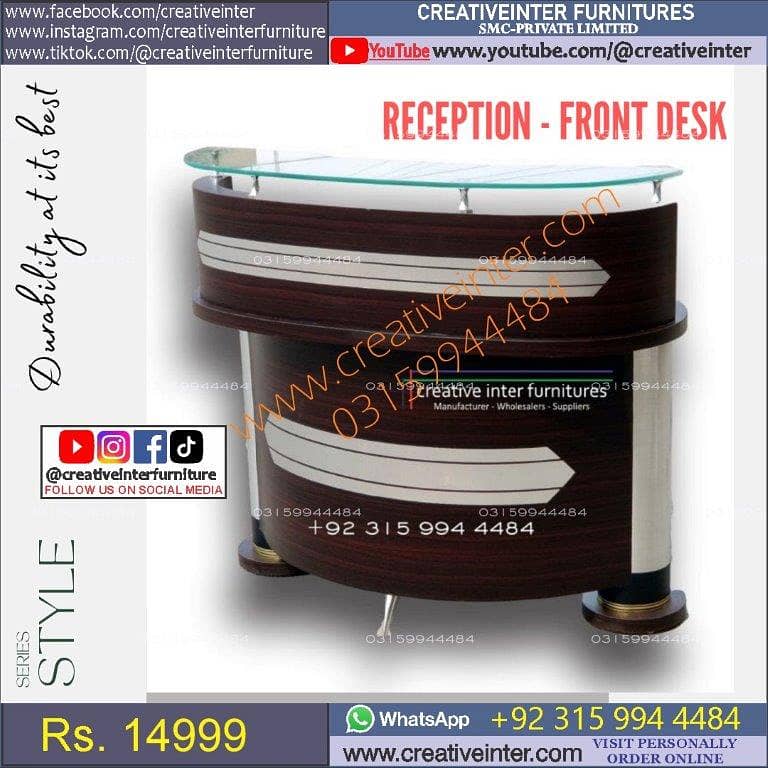 Conference Executive Office Side Table Reception Counter Desk Meeting 13