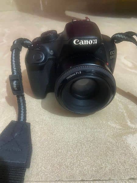 1 time used new condition Canon DSLR 1200D urgent sale 2