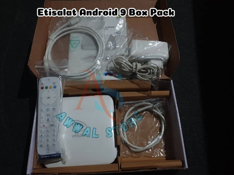 Etisalat Android 9 Tv Box Android Tv Box Pack 2