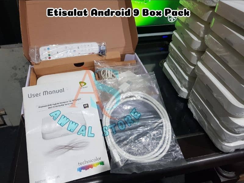 Etisalat Android 9 Tv Box Android Tv Box Pack 9