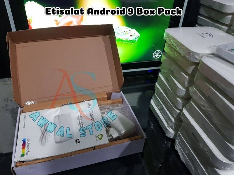 Etisalat Android 9 Tv Box Android Tv Box Pack 10