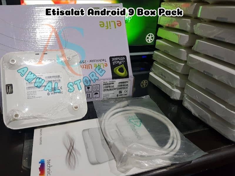 Etisalat Android 9 Tv Box Android Tv Box Pack 12