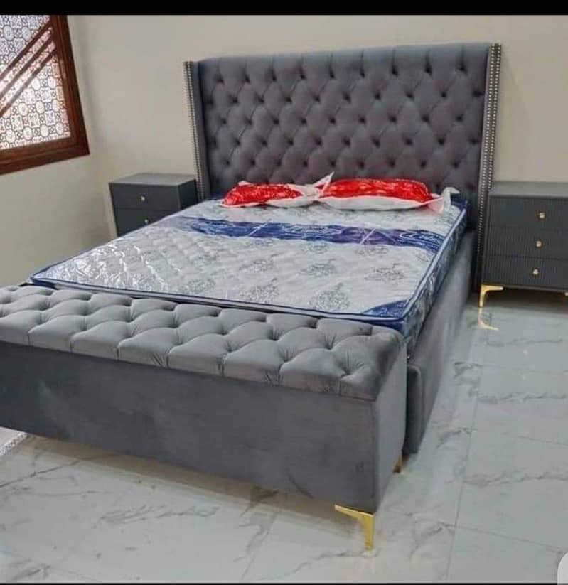 Poshish bed\Bed set\double bed\king size bed\Luxury bed 4