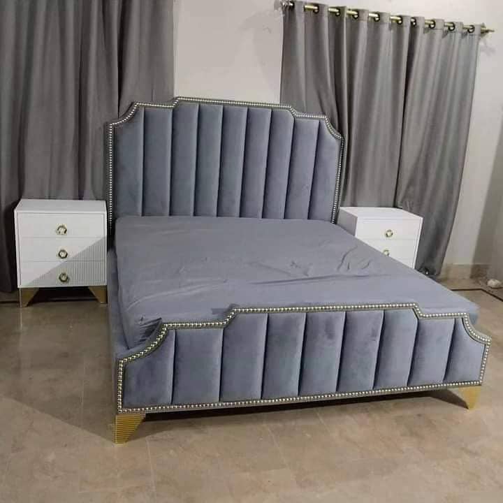 Poshish bed\Bed set\double bed\king size bed\Luxury bed 5