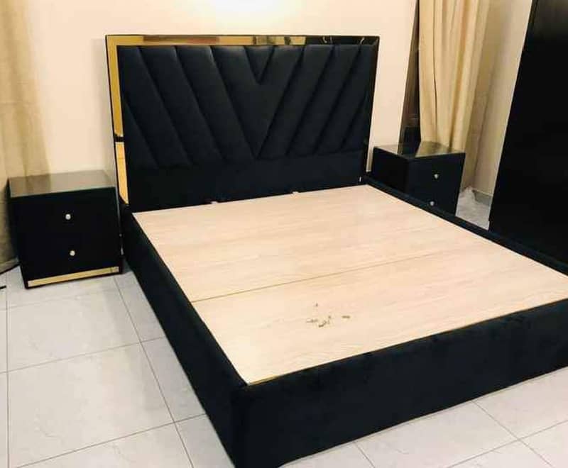 Poshish bed\Bed set\double bed\king size bed\Luxury bed 11