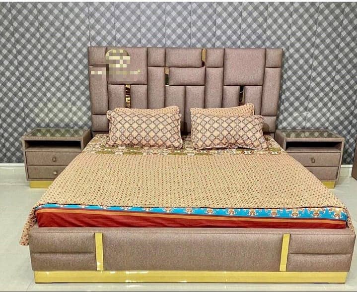 Poshish bed\Bed set\double bed\king size bed\Luxury bed 16