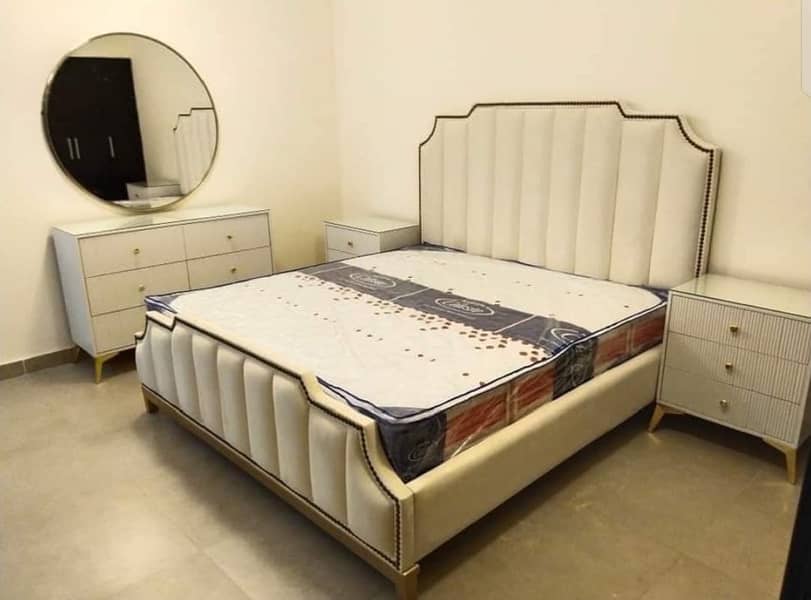 Poshish bed\Bed set\double bed\king size bed\Luxury bed 2