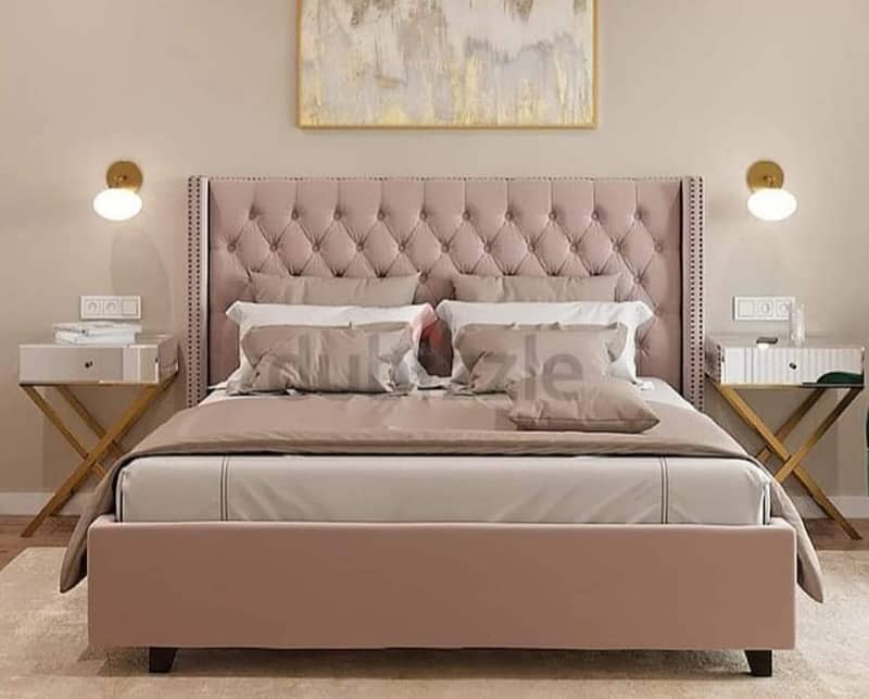 Poshish bed\Bed set\double bed\king size bed\Luxury bed 18