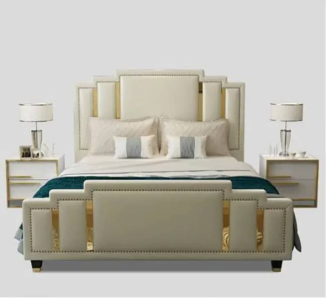 King size bed\double bed\wooden bed\bed room set\bed set\furniture 14