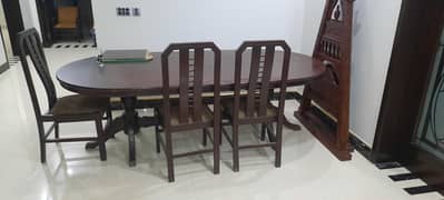 6 seater dining table