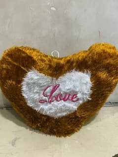 Heart Shape Fluffy  Cushions With Filling