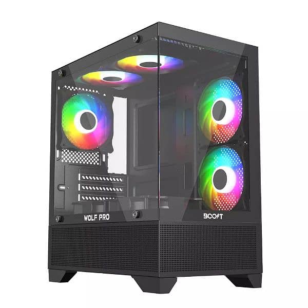 Boost Wolf Pro Mid-Tower microATX Case - 1