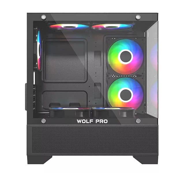 Boost Wolf Pro Mid-Tower microATX Case - 3