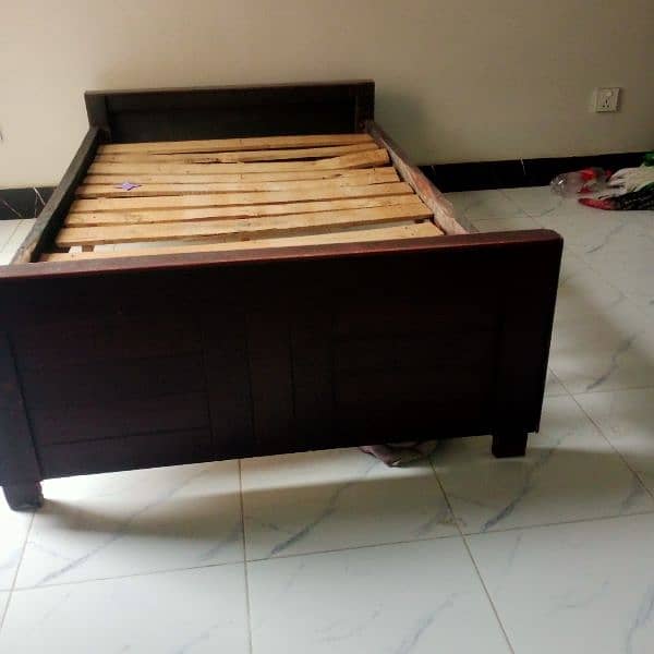 wooden single bed for kids 5  feet length 1