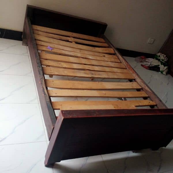 wooden single bed for kids 5  feet length 2