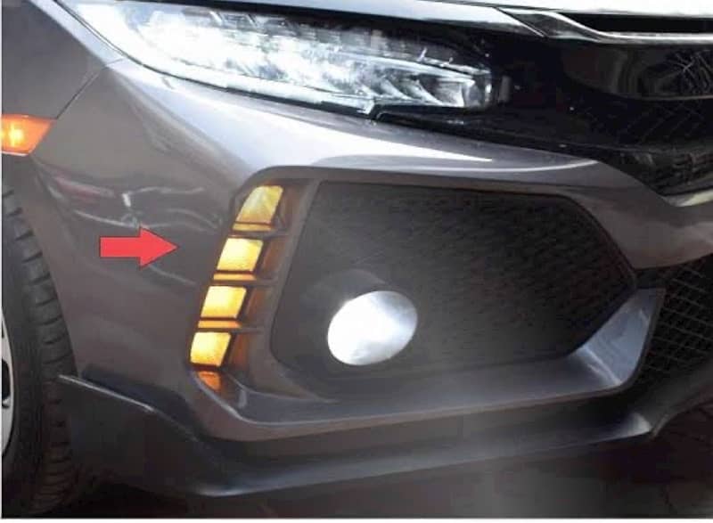 CIVIC BUMPER TYPE R LIGHTS 0