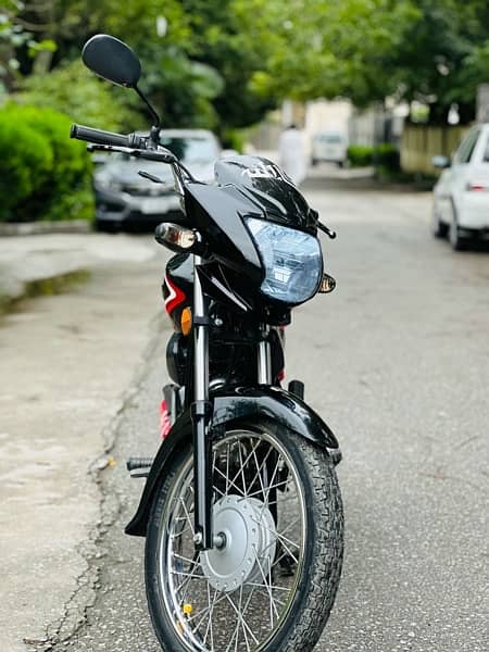 honda pridor 100cc bike with islamabad special number urgent sale 3