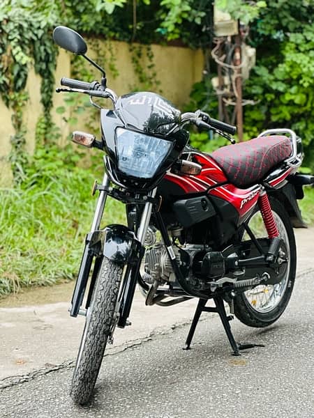 honda pridor 100cc bike with islamabad special number urgent sale 7