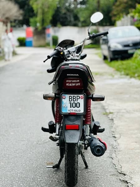 honda pridor 100cc bike with islamabad special number urgent sale 9