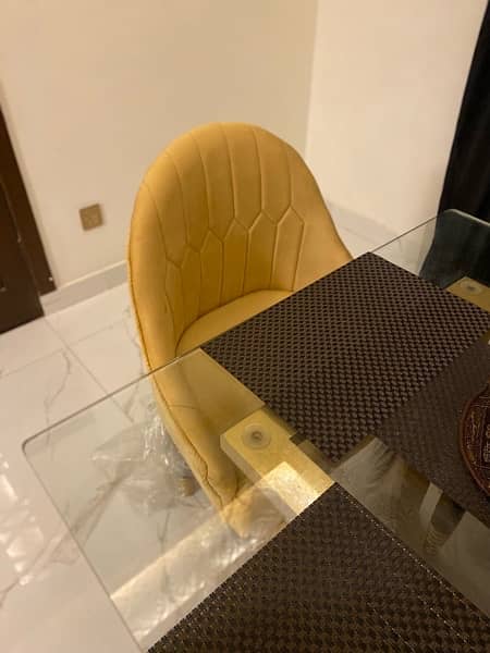 Turkish Style Dinning Chairs and 18 MM Dinning Table For Sale 1