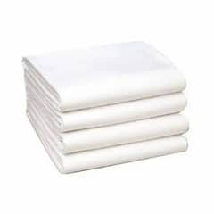 White Single Bedsheet With /Without Pillow cases Bulk Wholesale Supply