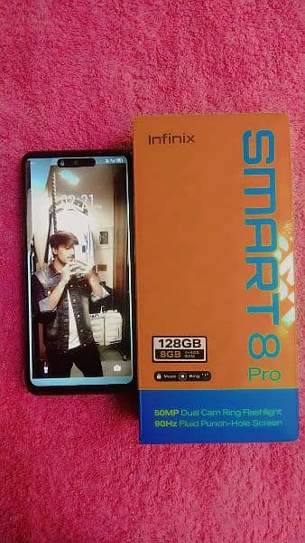 i am selling My infinix smart 8 pro 6 /128 waterpack 11 month warranty 0