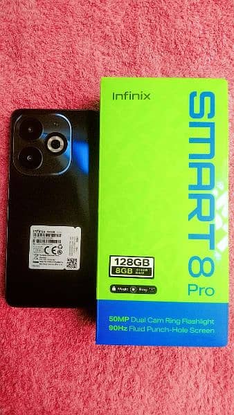 i am selling My infinix smart 8 pro 6 /128 waterpack 11 month warranty 3