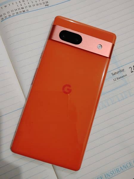 Google Pixel 7a (Exclusive Coral colour) 2