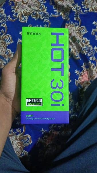 Infinix HOT 30i | 8GB - 128GB | 10/10 New | Just BOX Open | Ful Warnty 0