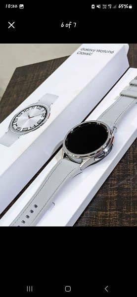 Samsung watch 6 classic 47MM silver color 3