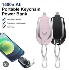 mini power Bank  keychain and c type mobile charger