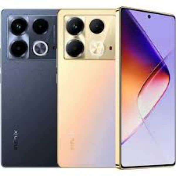 Infinix Note 40 pro 12+12 256 with full accessories 0