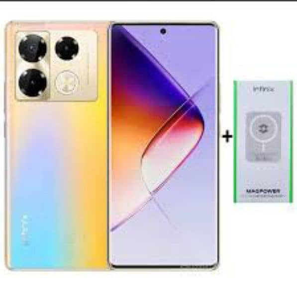 Infinix Note 40 pro 12+12 256 with full accessories 1