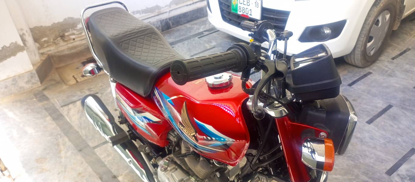 Honda CG 125 2024 Red End to End Geniune Condition 4