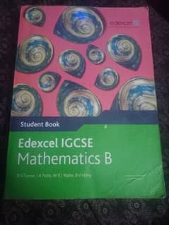 Edexcel IGCSE MATHS B Student Book