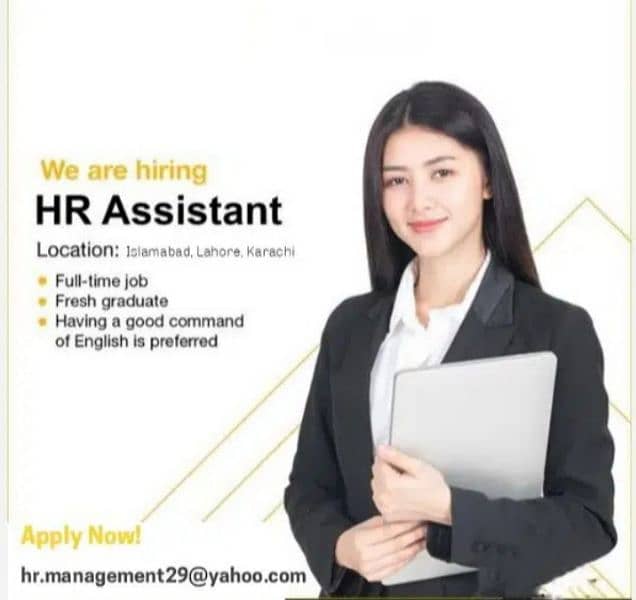 Job HR Assistant (female) 0