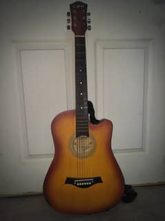 Kaspar 10C Lindenwood Acoustic guitar 38 Inches Cutaway guitar & Truss