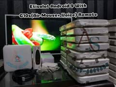 etisalat android TV box with G10s REMOTE