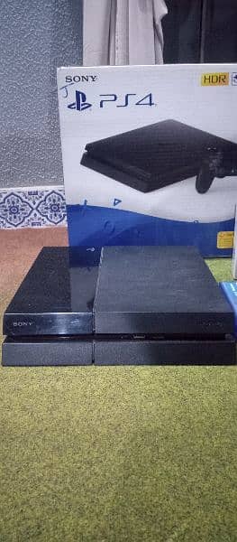 PS4 FAT 1TB NON - JAILBREAK With Box, Games And All Accessories 2