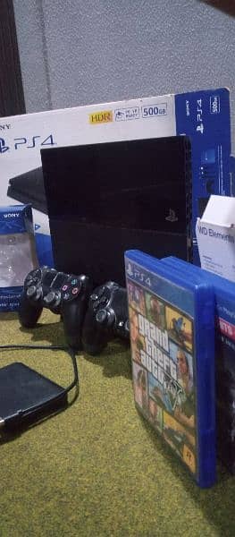 PS4 FAT 1TB NON - JAILBREAK With Box, Games And All Accessories 12