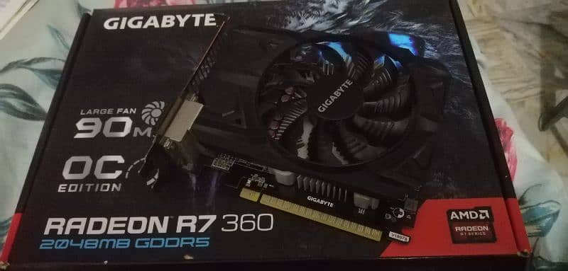 AMD radeon R7 360 2GB 128-bit GDDR5 1