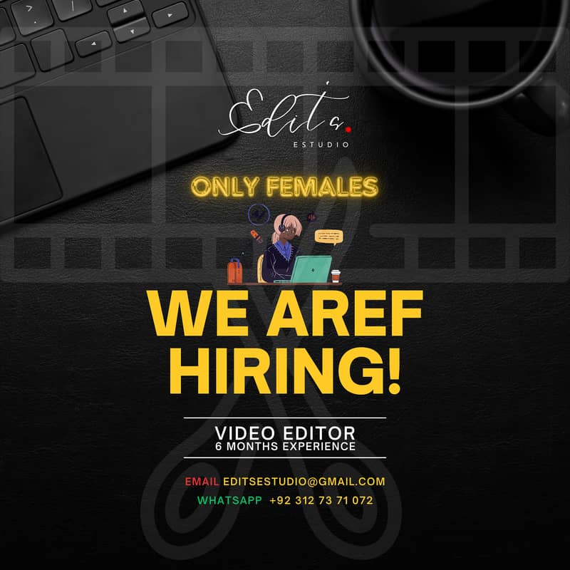 Female Video Editor Needed (Basic Skills Required) 0