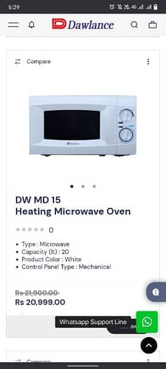 New Dawlance Microwave for sale