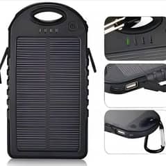 Solar power Bank 10000 mAh ( black)