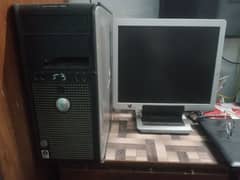 Gaming PC Core 2 Duo PC With Monitor 1GB GPU