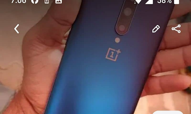 OnePlus 7pro 8  256 one hand used hy koi masla nai hy minor shade hy 2